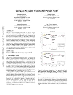 Compact Network Training for Person ReID