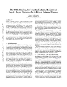 FISHDBC: Flexible, Incremental, Scalable, Hierarchical Density-Based
  Clustering for Arbitrary Data and Distance