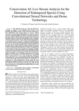 Conservation AI: Live Stream Analysis for the Detection of Endangered
  Species Using Convolutional Neural Networks and Drone Technology
