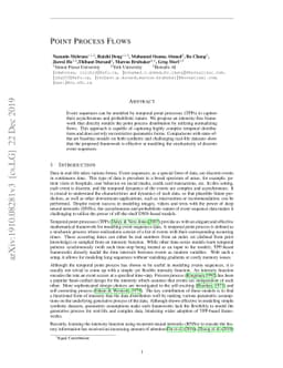 Point Process Flows