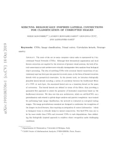 KerCNNs: biologically inspired lateral connections for classification of
  corrupted images