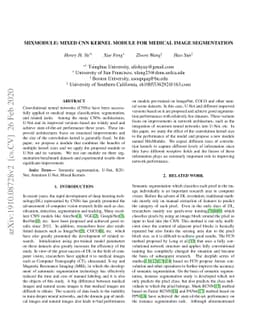 MixModule: Mixed CNN Kernel Module for Medical Image Segmentation