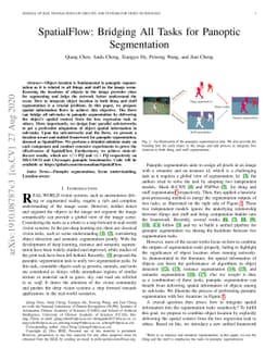 SpatialFlow: Bridging All Tasks for Panoptic Segmentation