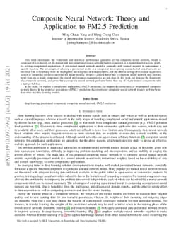 Composite Neural Network: Theory and Application to PM2.5 Prediction