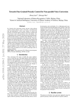 Towards Fine-Grained Prosody Control for Voice Conversion