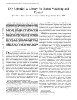 DQ Robotics: a Library for Robot Modeling and Control