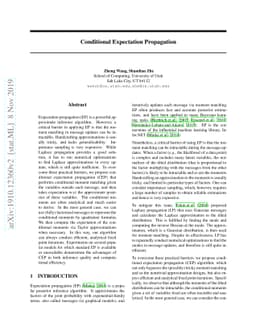 Conditional Expectation Propagation