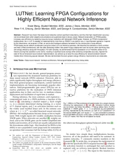 LUTNet: Learning FPGA Configurations for Highly Efficient Neural Network
  Inference