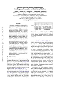 Incorporating Interlocutor-Aware Context into Response Generation on
  Multi-Party Chatbots