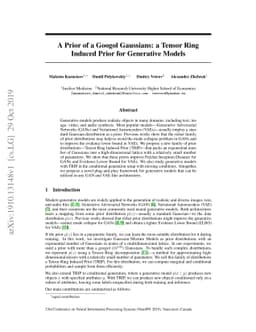 A Prior of a Googol Gaussians: a Tensor Ring Induced Prior for
  Generative Models