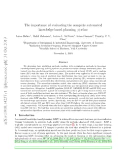 The importance of evaluating the complete automated knowledge-based
  planning pipeline