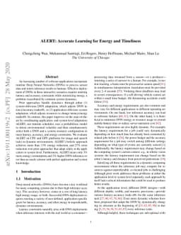 ALERT: Accurate Learning for Energy and Timeliness