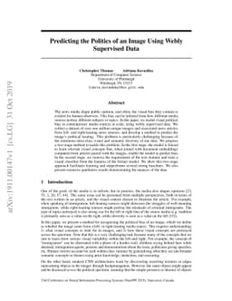 Predicting the Politics of an Image Using Webly Supervised Data