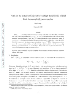 Notes on the dimension dependence in high-dimensional central limit
  theorems for hyperrectangles