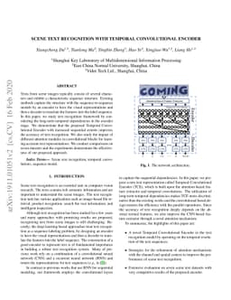 Scene Text Recognition with Temporal Convolutional Encoder