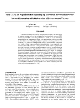 Fast-UAP: An Algorithm for Speeding up Universal Adversarial
  Perturbation Generation with Orientation of Perturbation Vectors