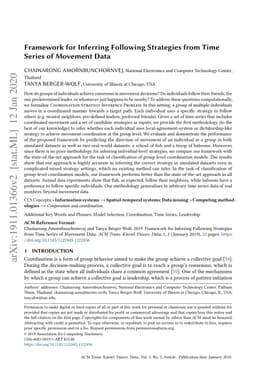 Framework for Inferring Following Strategies from Time Series of
  Movement Data