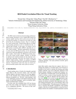 ROI Pooled Correlation Filters for Visual Tracking