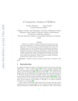A Comparative Analysis of XGBoost