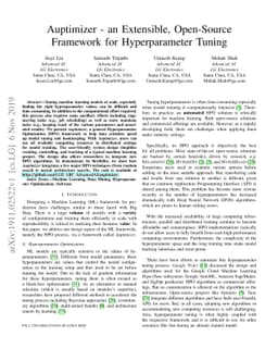 Auptimizer -- an Extensible, Open-Source Framework for Hyperparameter
  Tuning