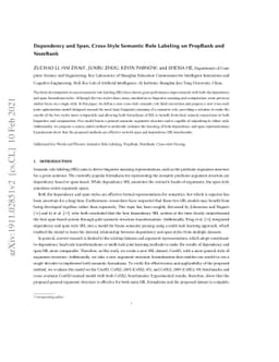 Dependency and Span, Cross-Style Semantic Role Labeling on PropBank and
  NomBank