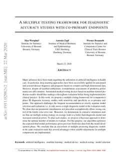 A multiple testing framework for diagnostic accuracy studies with
  co-primary endpoints