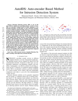 AutoIDS: Auto-encoder Based Method for Intrusion Detection System