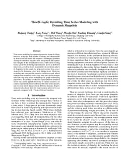 Time2Graph: Revisiting Time Series Modeling with Dynamic Shapelets
