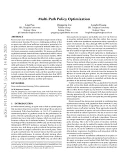 Multi-Path Policy Optimization