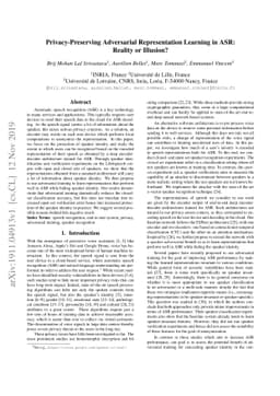 Privacy-Preserving Adversarial Representation Learning in ASR: Reality
  or Illusion?