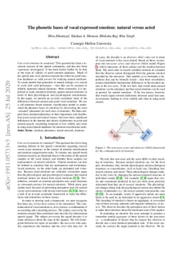 The phonetic bases of vocal expressed emotion: natural versus acted