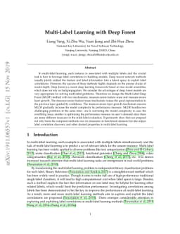 Multi-Label Learning with Deep Forest