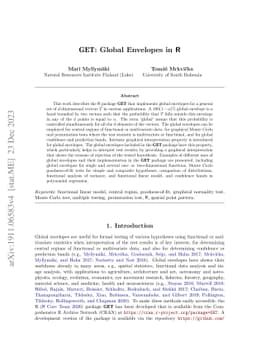 GET: Global envelopes in R