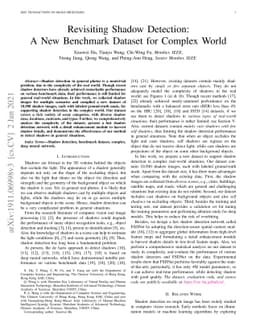 Revisiting Shadow Detection: A New Benchmark Dataset for Complex World