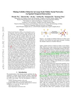 Mining Unfollow Behavior in Large-Scale Online Social Networks via
  Spatial-Temporal Interaction