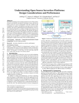 Understanding Open Source Serverless Platforms: Design Considerations
  and Performance