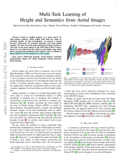 Multi-Task Learning of Height and Semantics from Aerial Images