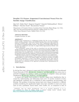 DeepSat V2: Feature Augmented Convolutional Neural Nets for Satellite
  Image Classification