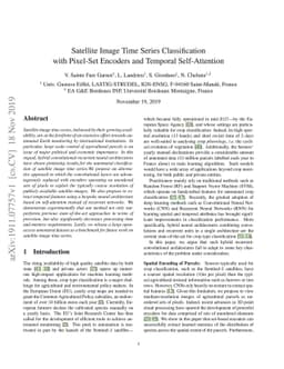 Satellite Image Time Series Classification with Pixel-Set Encoders and
  Temporal Self-Attention