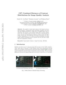 CD2 : Combined Distances of Contrast Distributions for the Assessment of
  Perceptual Quality of Image Processing