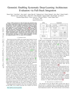 Gemmini: Enabling Systematic Deep-Learning Architecture Evaluation via
  Full-Stack Integration