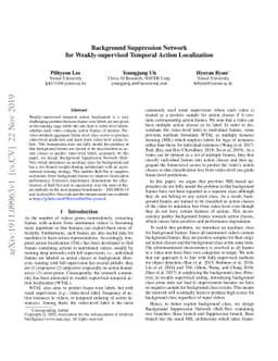 Background Suppression Network for Weakly-supervised Temporal Action
  Localization