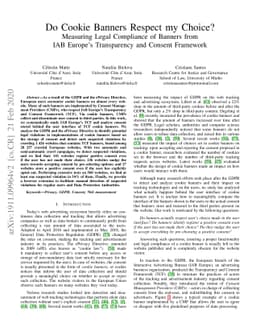 Do Cookie Banners Respect my Choice? Measuring Legal Compliance of
  Banners from IAB Europe's Transparency and Consent Framework