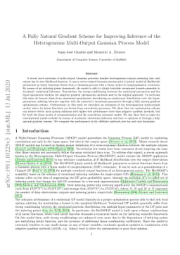 A Fully Natural Gradient Scheme for Improving Inference of the
  Heterogeneous Multi-Output Gaussian Process Model