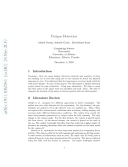 Fatigue Detection