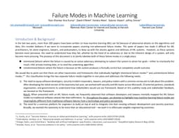 Failure Modes in Machine Learning Systems