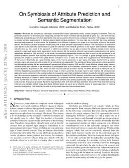 On Symbiosis of Attribute Prediction and Semantic Segmentation