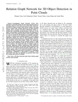 Relation Graph Network for 3D Object Detection in Point Clouds