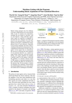Machines Getting with the Program: Understanding Intent Arguments of
  Non-Canonical Directives