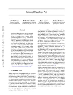 Automated Dependence Plots
